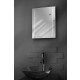 Miroir de rasage lumineux led, capteur k36s et antibuée, prise rasoir, diamond 