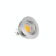 Kit spot LED GU5.3 COB 4 watt (eq. 40 watt) - Couleur eclairage - Blanc chaud 2700°K 