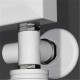 Robinet coude équerre intérieur fonctionnement mixte irsap blanc - valkitsqmist01 