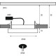 Kit spot à encastrer led areo ip44 rond blanc 1x8 w 3000°k ø 120 mm 