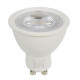 Kit Spot led GU10 5 watt (eq. 50 watt) dimmable - Support Gris - Couleur eclairage - Blanc chaud 3000°K, Type Support - Rond fixe 85mm 