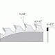 Lame carbure denture alternée pour débit diamètre 180 mm, alésage 30 mm, 24 dents 