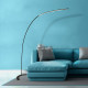 Lampadaire arcs, noir 