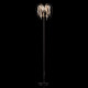 Lampadaire chromé techno 14 ampoules 153 cm 