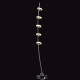 Lampadaire chromé techno 5 ampoules 144 cm 