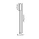Lampadaire de jardin gris foncé cross 1 ampoule 
