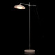 Lampadaire gris megapolis 1 ampoule 150 cm 