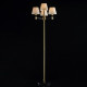 Lampadaire laiton neoclassic 4 ampoules 155 cm 