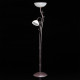 Lampadaire marron country 2 ampoules 170 cm 