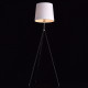 Lampadaire noir megapolis 1 ampoule 142 cm 