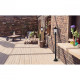 Lampadaire noir street 1 ampoule 105 cm 