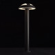 Lampadaire noir street 1 ampoule 70 cm 