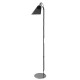 Lampadaire plexus, chrome et noir 