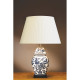 Lampe blue tj, porcelaine, sans abat-jour 