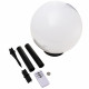 Lampe boule 25 cm solaire avec télécommande 
