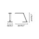 Lampe de bureau blanche anouk 