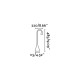 Lampe de bureau blanche lena 