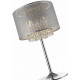 Lampe de table argent brighton 4 lumières 