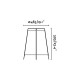 Lampe de table beige akane 1 ampoule h59 