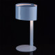 Lampe de table bleue megapolis 1 ampoule 33 cm 