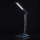 Lampe de table bleue techno   53 cm 