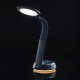 Lampe de table bleue techno   64 cm 