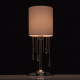Lampe de table chromée elegance 1 ampoule 40 cm 