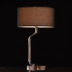 Lampe de table chromée megapolis 1 ampoule 58 cm 