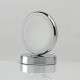 Lampe de table chromée techno 1 ampoule 17 cm 