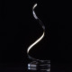 Lampe de table chromée techno 1 ampoule 57 cm 