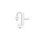 Lampe de table décorative ding led 12 ampoules 