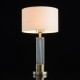 Lampe de table dorée crystal 1 ampoule 60 cm 