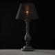 Lampe de table grise neoclassic 1 ampoule 55 cm 