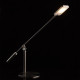 Lampe de table grise techno 1 ampoule 60 cm 