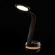 Lampe de table marron techno   64 cm 