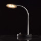 Lampe de table noire techno 1 ampoule 40 cm 