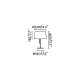 Lampe de table noire volta 1 ampoule 