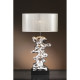 Lampe libero silver, argent, sans abat-jour 