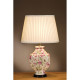 Lampe pink carnations, porcelaine, sans abat-jour 