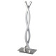 Lampe platt, chrome et polycarbonate 