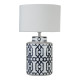 Lampe puzzle, céramique, avec abat-jour 