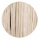 Rideau portière lasso 90 x 200 cm - Couleur au choix Blanc