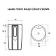 Lavabo totem cylindre - céramique blanc - 46x82 cm - sigma 