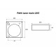 Lave mains carré céramique blanc - 29x29 cm - like 