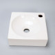 Lave mains carré céramique blanc - 29x29 cm - like 
