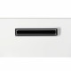 Poignée de meuble rectangulaire core 96/125 mm acrylique noire 
