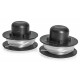 Lot de 2 bobines de fil nylon pour coupe bordure - longueur 5m - diamètre 1.4mm 