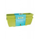 Lot de 2 jardinières eva 57 - riviera- coloris au choix Vert Granny