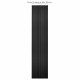 Lot de 2 panneaux tasseaux tasseaux bois 250 x 30 x 2 cm - lamelles placage noir fond noir - 1,5m² 