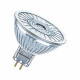 Lot de 2 spots led gu5.3 mr16 36° 4,6 watt (eq. 35 watt) blanc chaud 